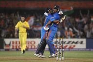 India got to the target with 15 balls to spare